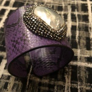 Sassy Jones Purple “Tizani” Cuff